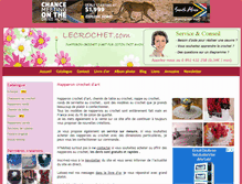 Tablet Screenshot of lecrochet.com